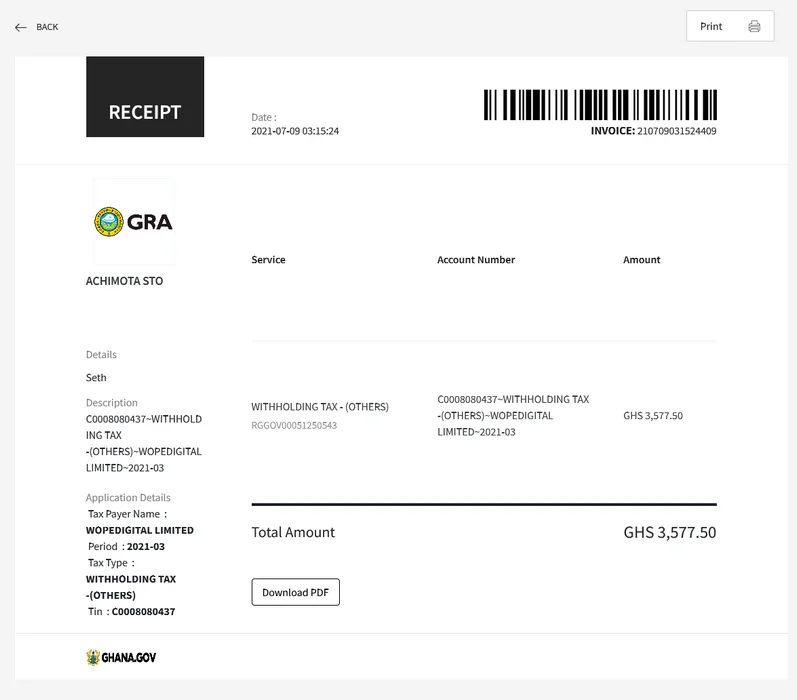 How To Pay Your Taxes Online To GRA Via Ghana GOV 2021 Guide