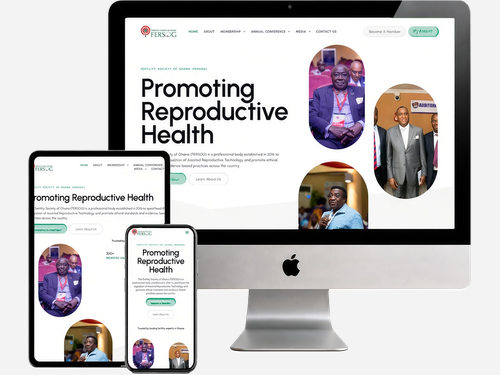 Website Design project for Fertility Society of Ghana (FERSOG)