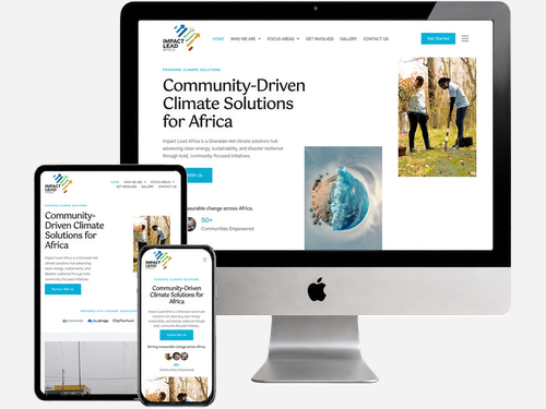 Website Design project for Impact Lead Africa